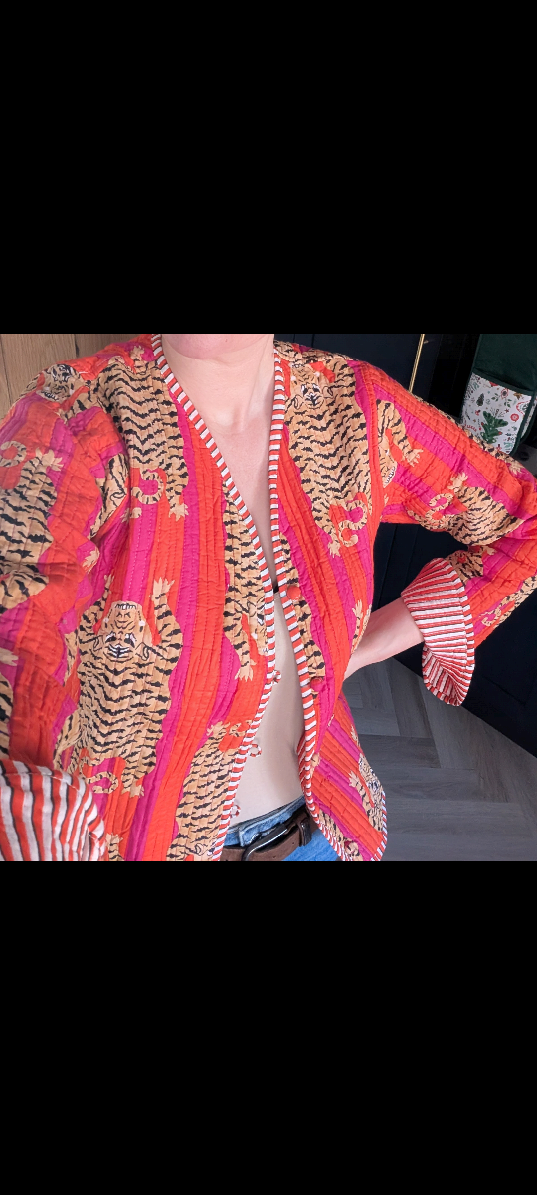 Orange and Pink Tiger Jacket