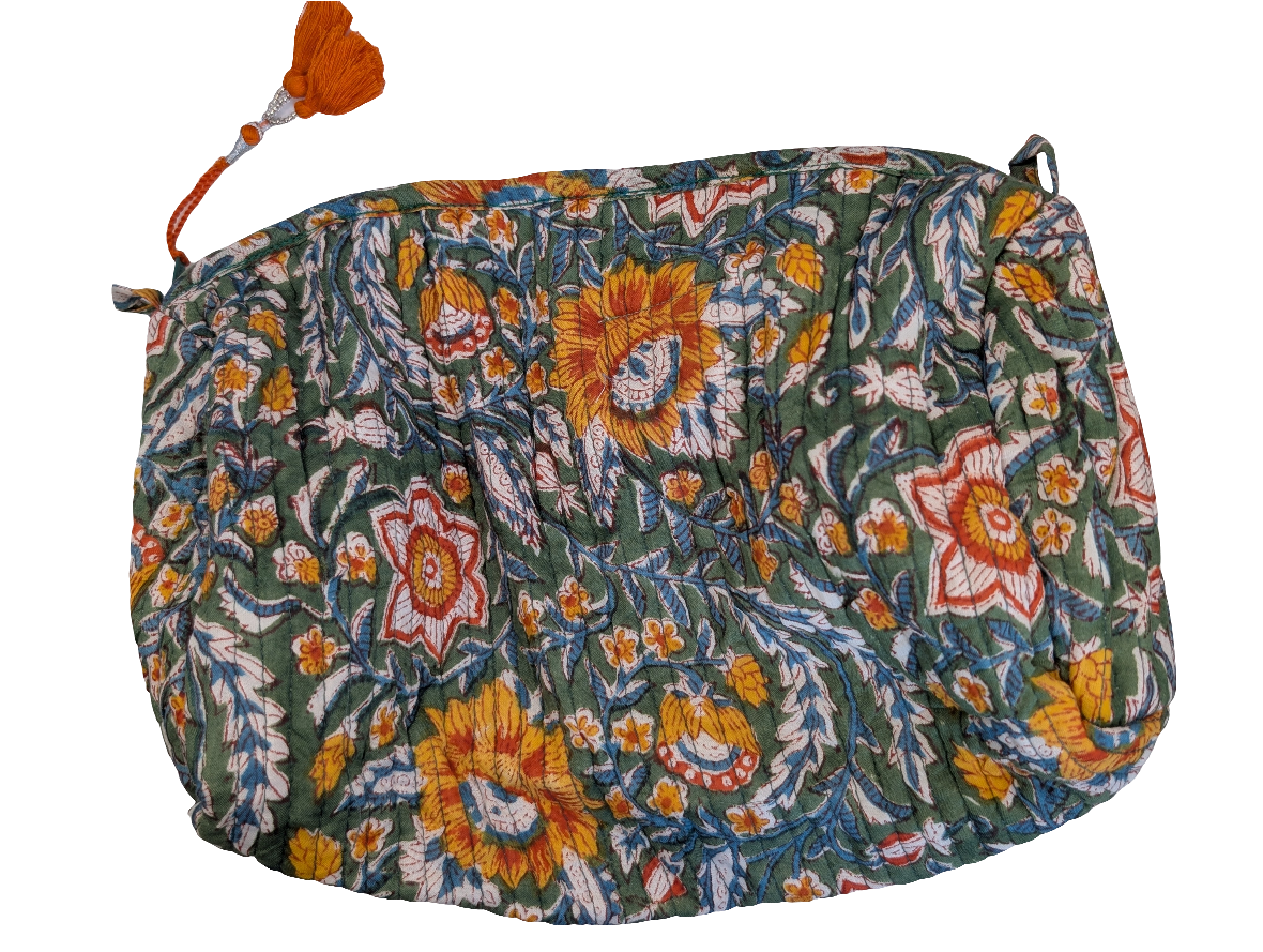 Waterproof lined wash bags