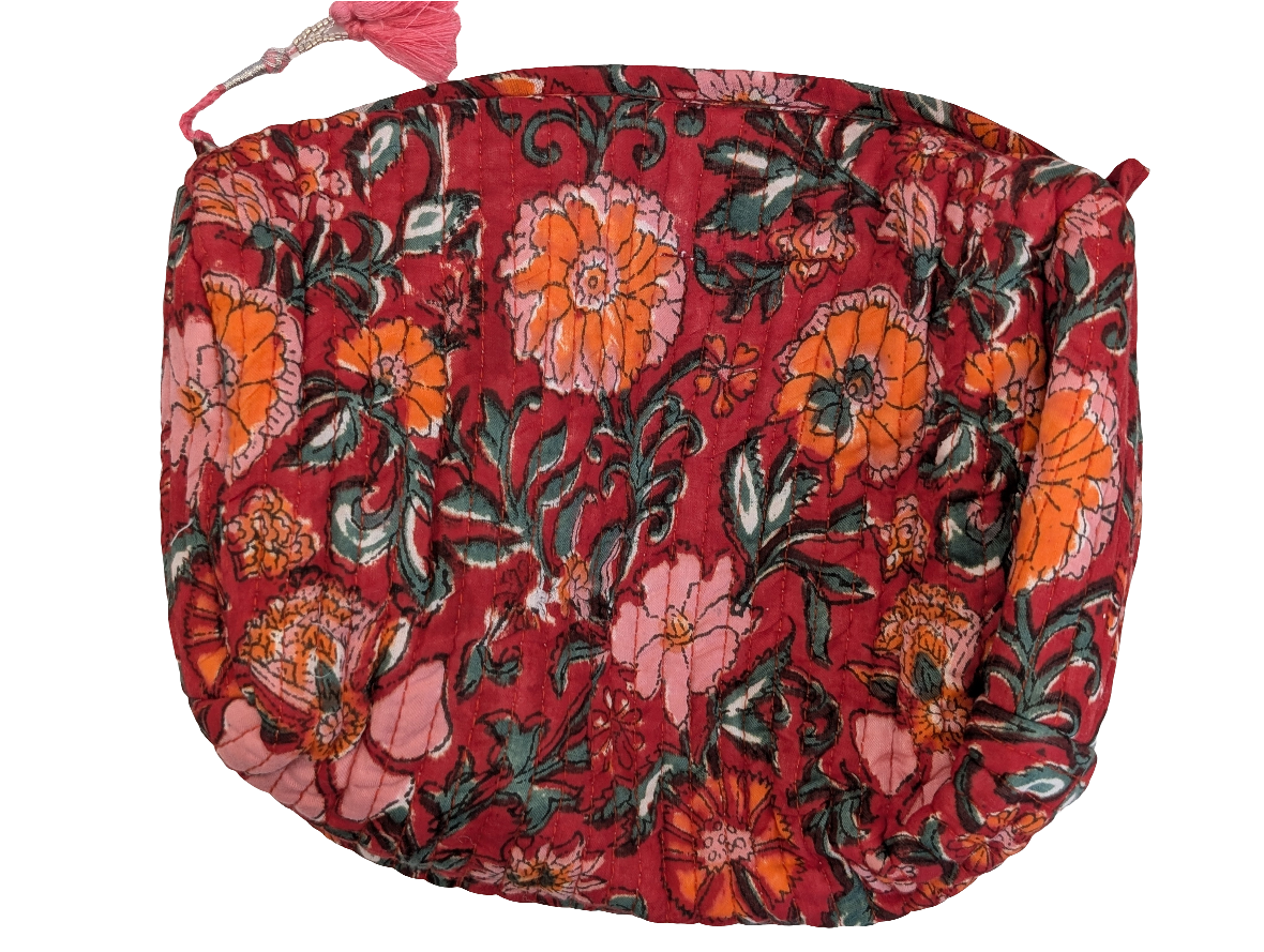 Waterproof lined wash bags