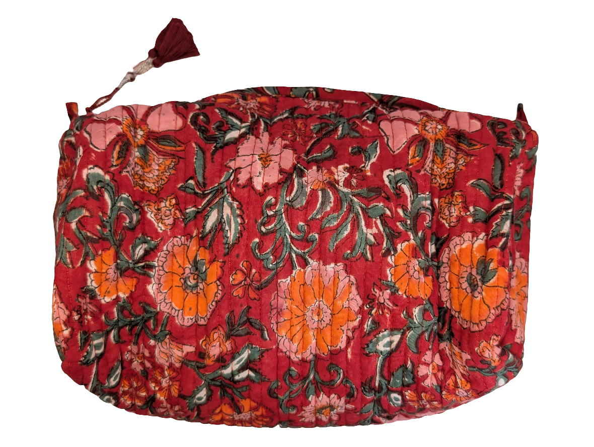 Waterproof lined wash bags