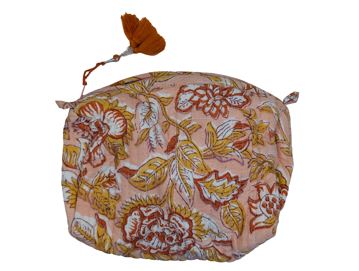 Waterproof lined wash bags