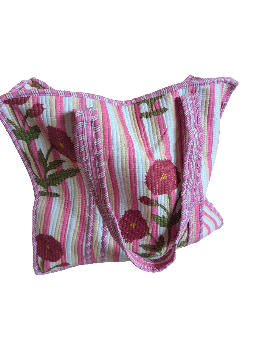 Floral Pink Tote bag