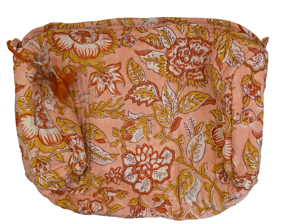 Waterproof lined wash bags