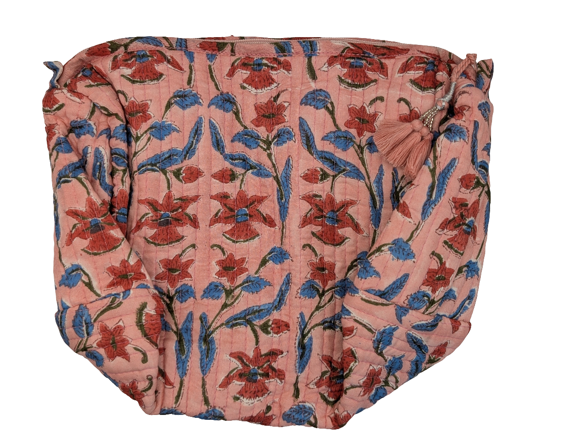 Waterproof lined wash bags