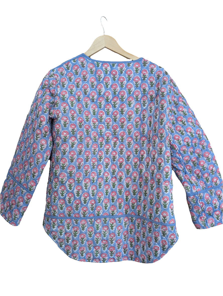 Handblock Printed Quilted Jacket