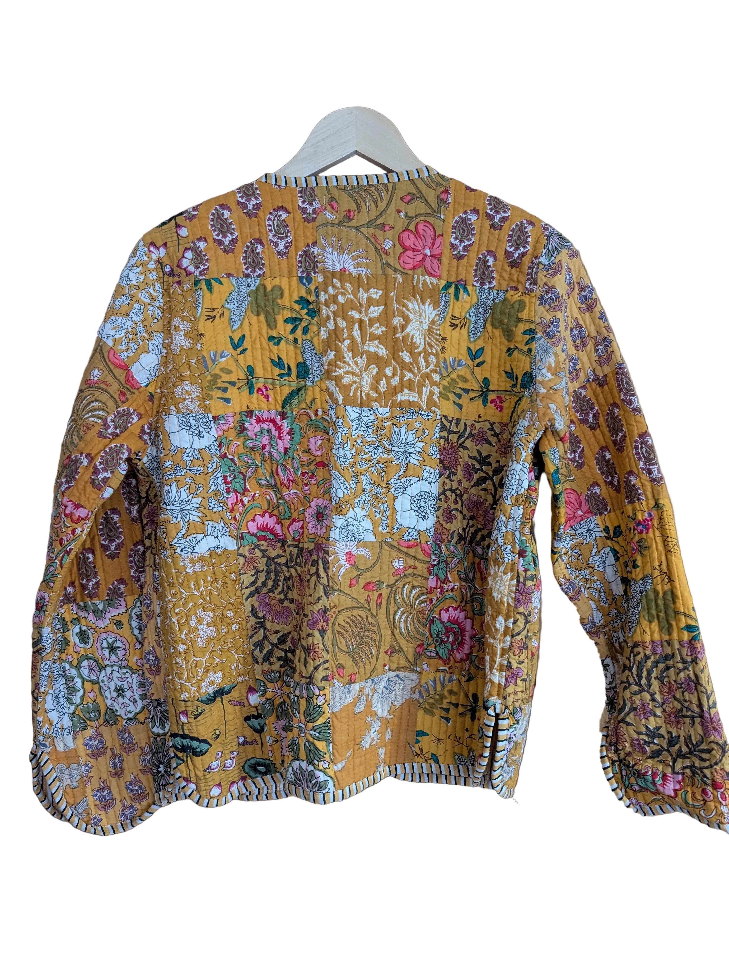 Mustard Patchwork jacket