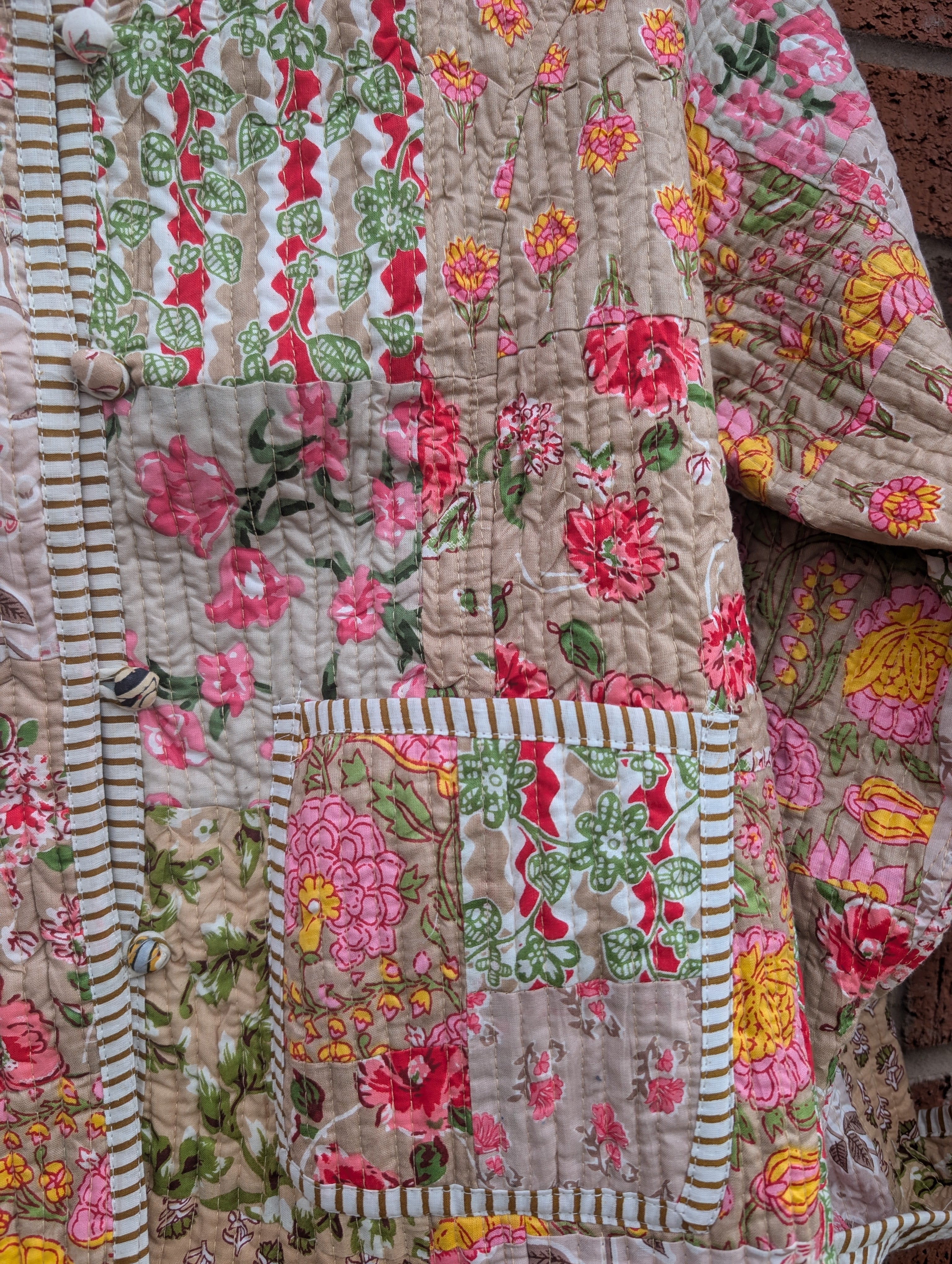 Spring Patchwork Reversible Jacket