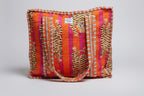 Orange and Pink Tiger Tote