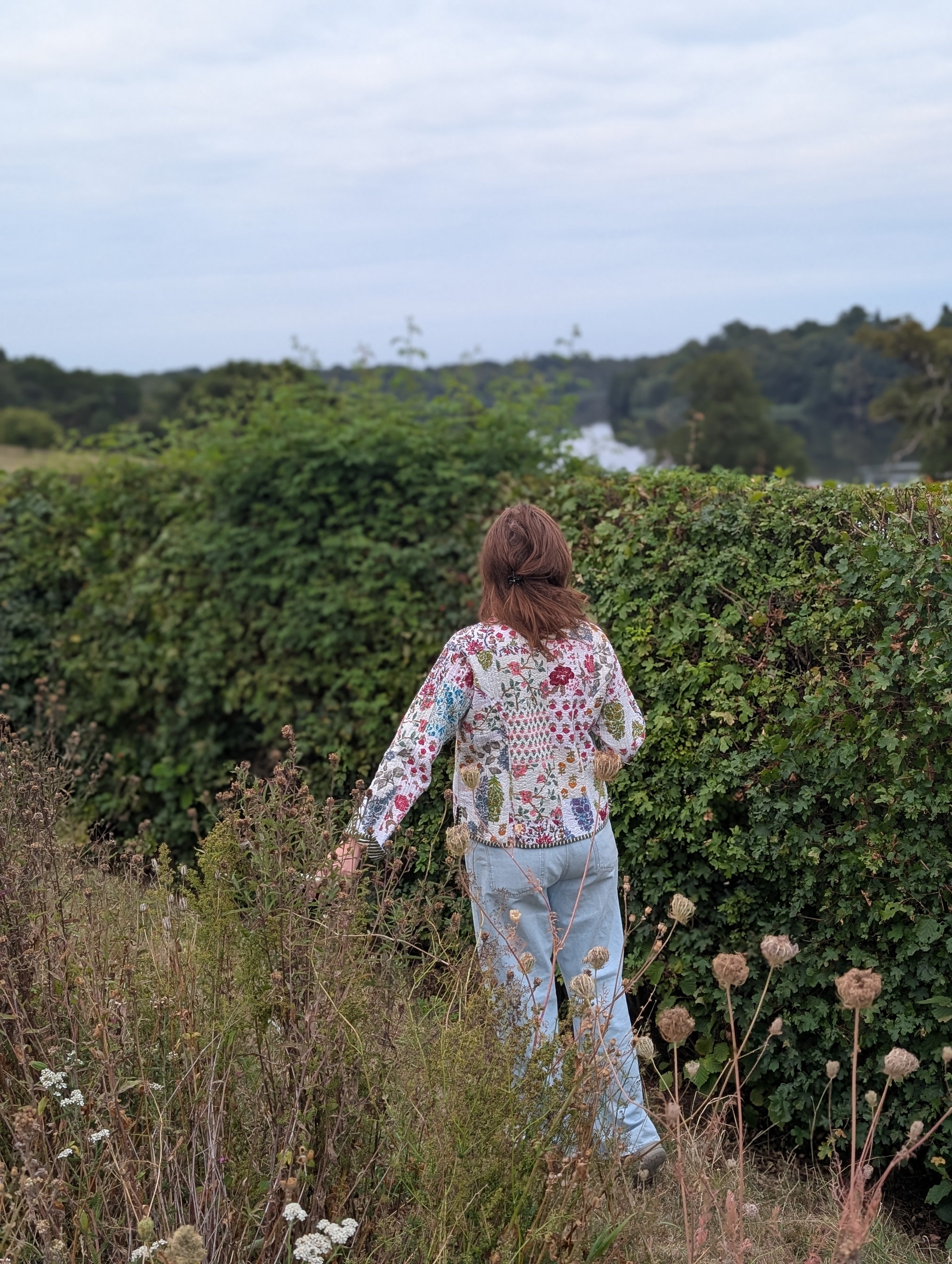 Patchwork revisable jacket