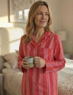 Pink Stripe Pajama Set