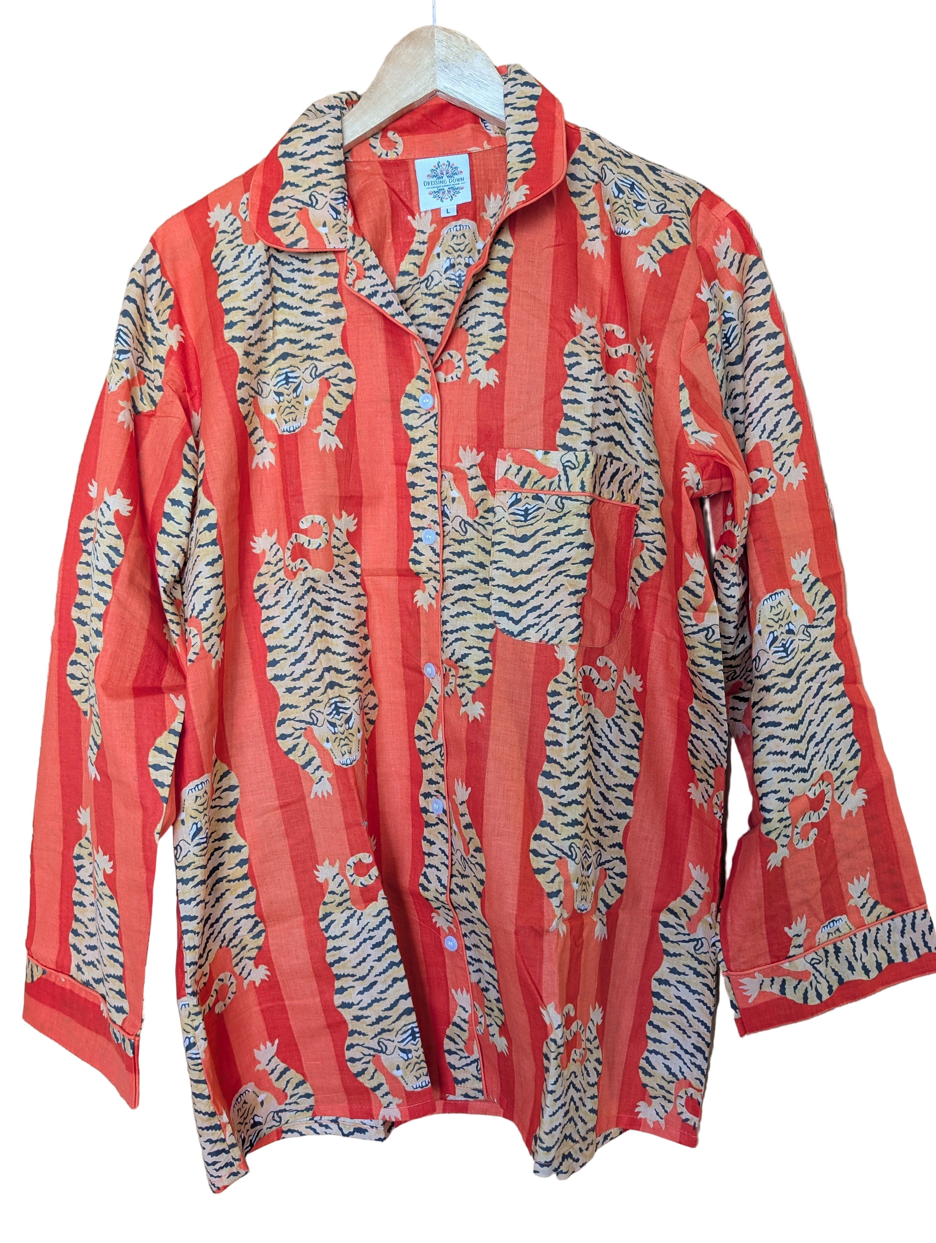 Red Tiger Pajama set