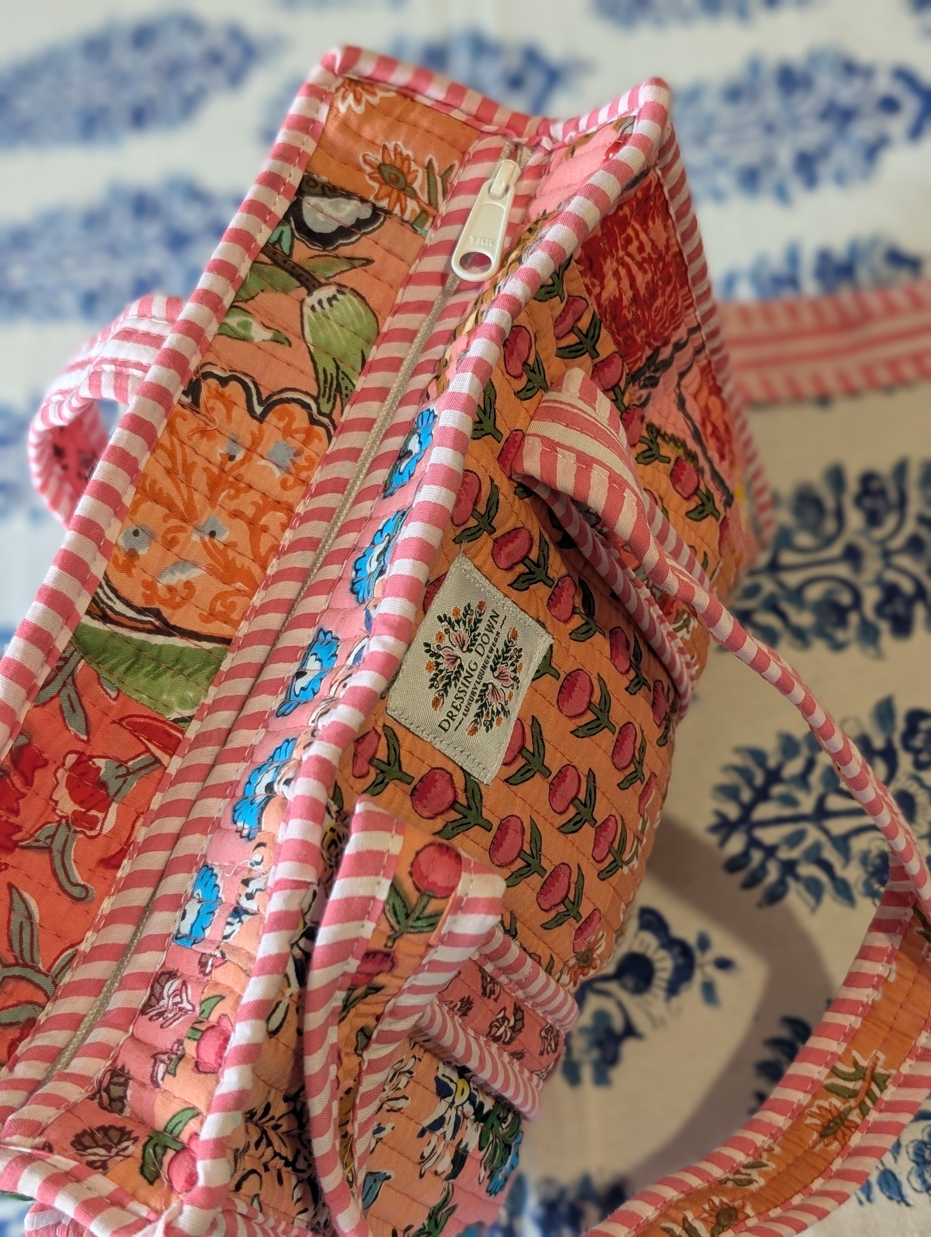 Pink Patchwork cross over bag