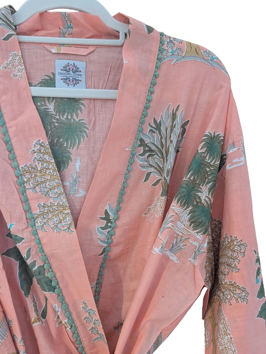 Peach Floral Kimono