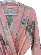 Peach Floral Kimono