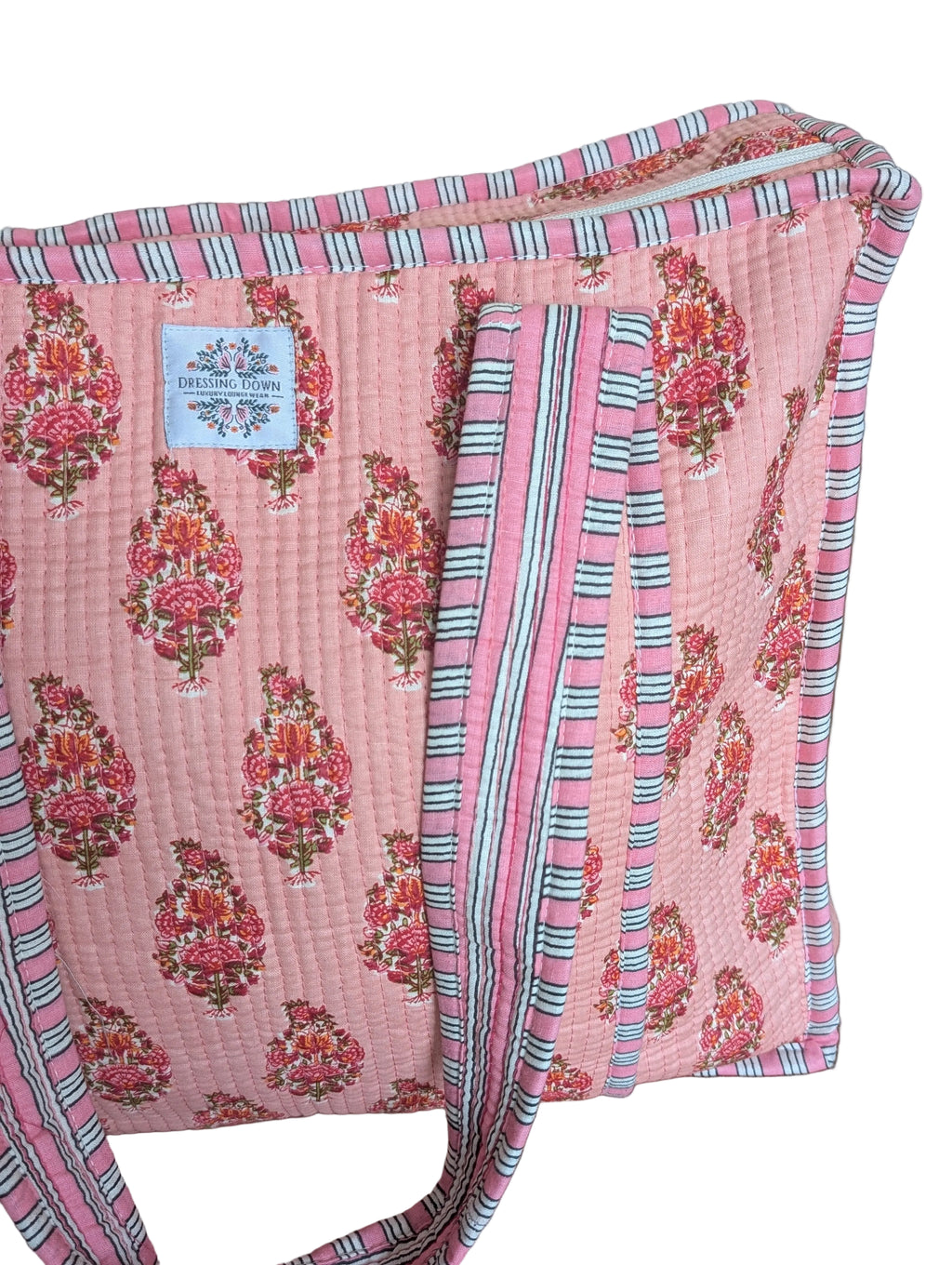 Baby Pink Paisley Tote Bag