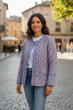 Handblock Printed Quilted Jacket