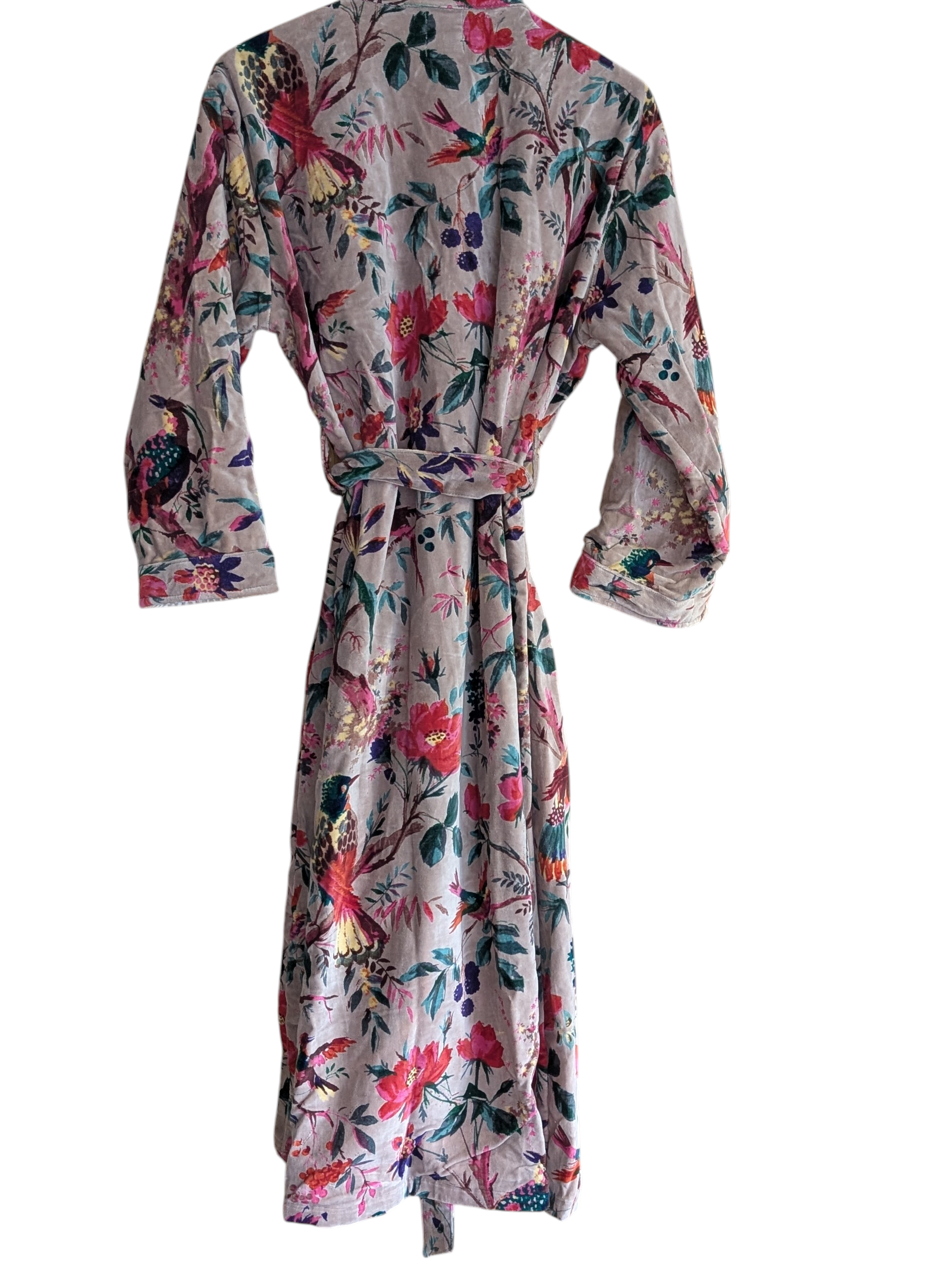 Muted Pink Velvet Robe