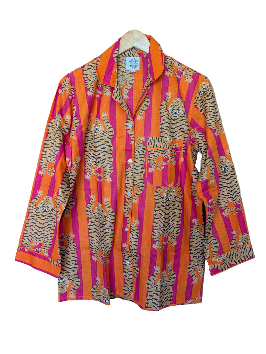 Pink and Orange Tiger Pajama set