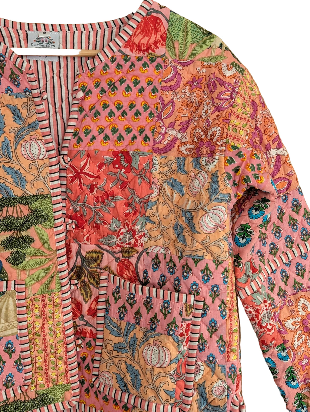 Quilted Pink Patchwork jacket