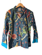 Dark Blue Bird 100% Cotton Pajama set