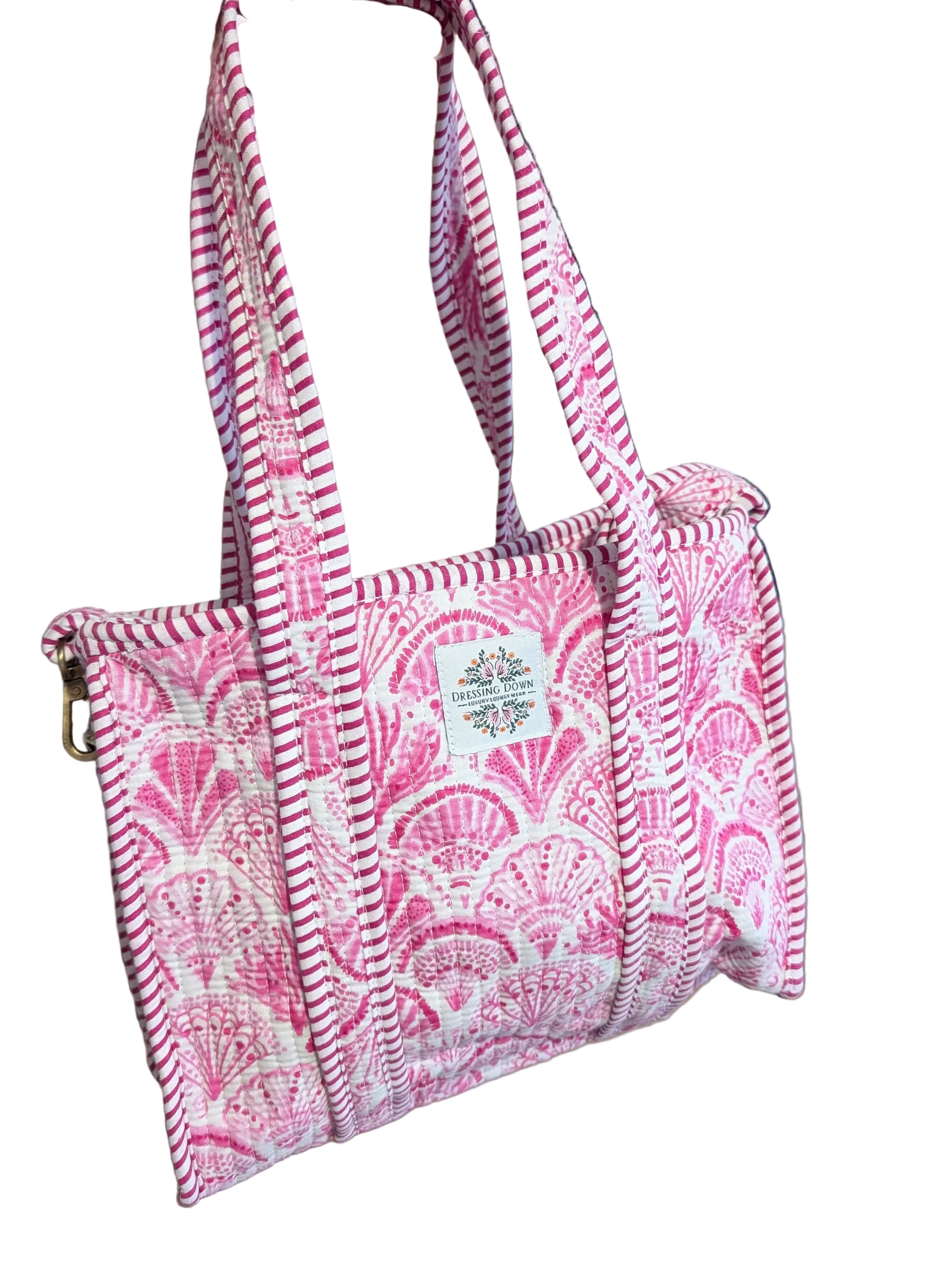 Pink Shell Cross Over Bag