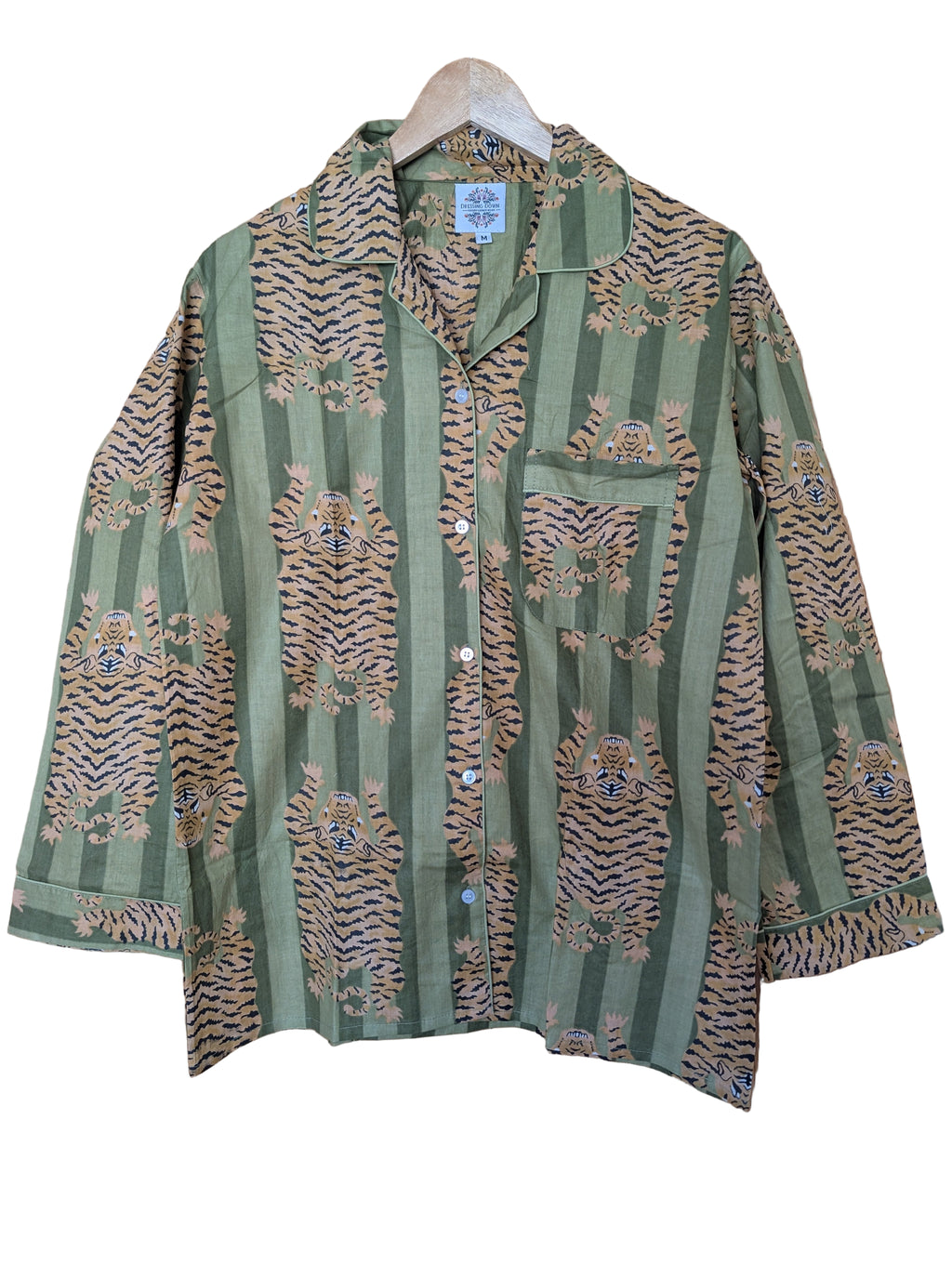 Green Tiger Pajama set