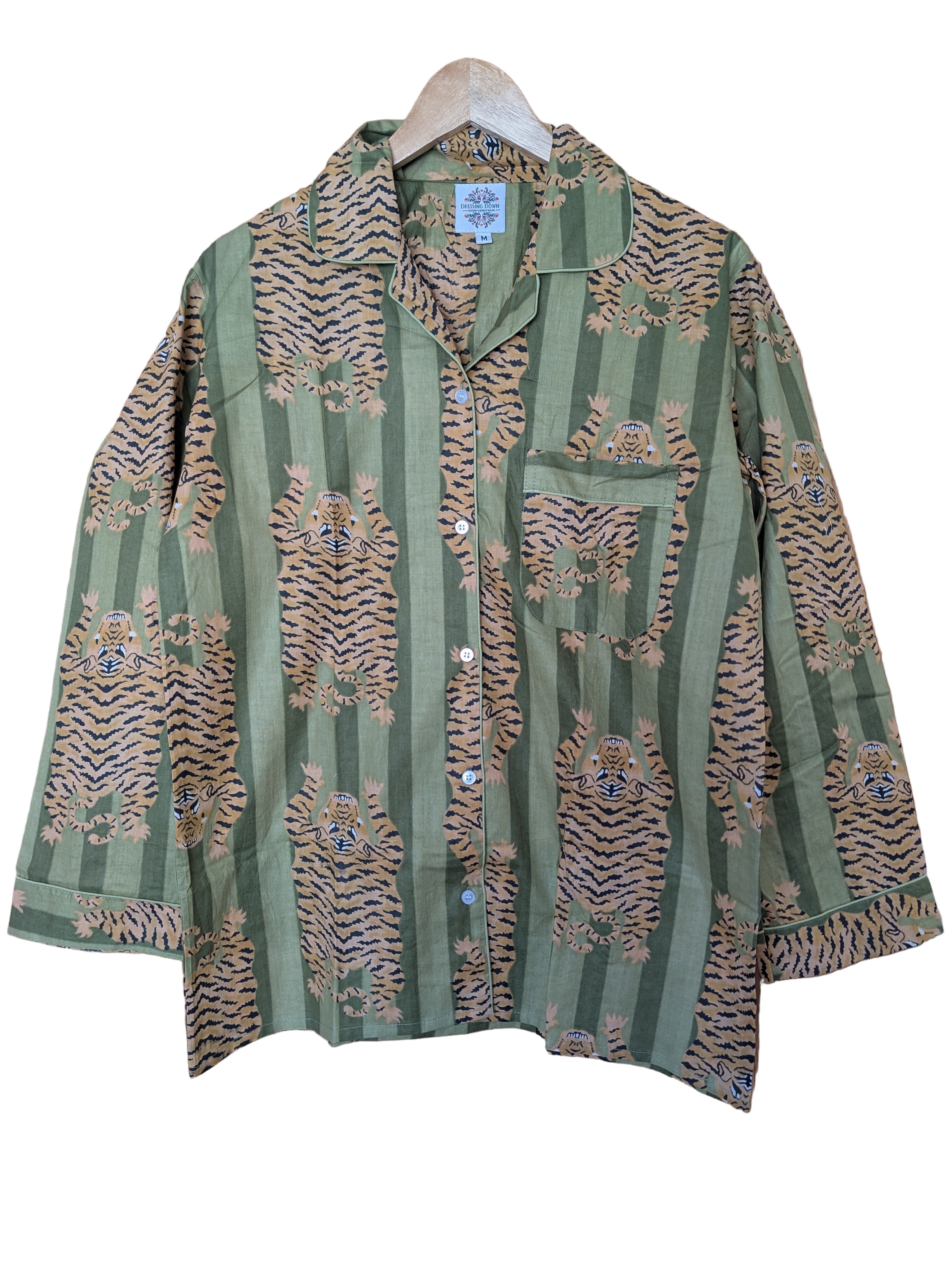 Green Tiger Pajama set