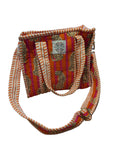 Orange and Pink Leopard Cross Over Bag
