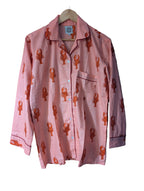 Lobster Printed 100% cotton Pajama set