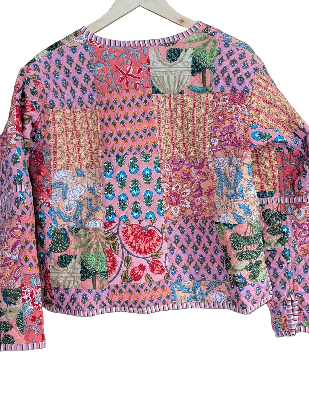 Quilted Pink Patchwork jacket