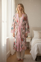 Pink Lightweight 100% cotton robe