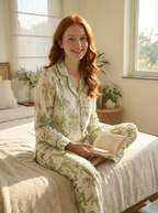 Wildlife Green Pajama Set