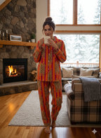 Pink and Orange Tiger Pajama set