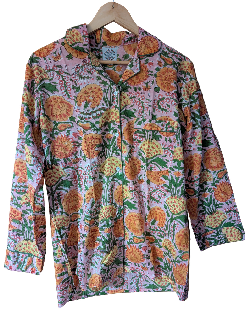 Handblock printed 100% cotton Pajama set