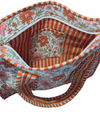 Orange and Pink Tote bag