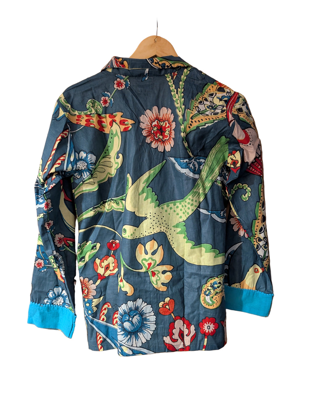 Dark Blue Bird 100% Cotton Pajama set