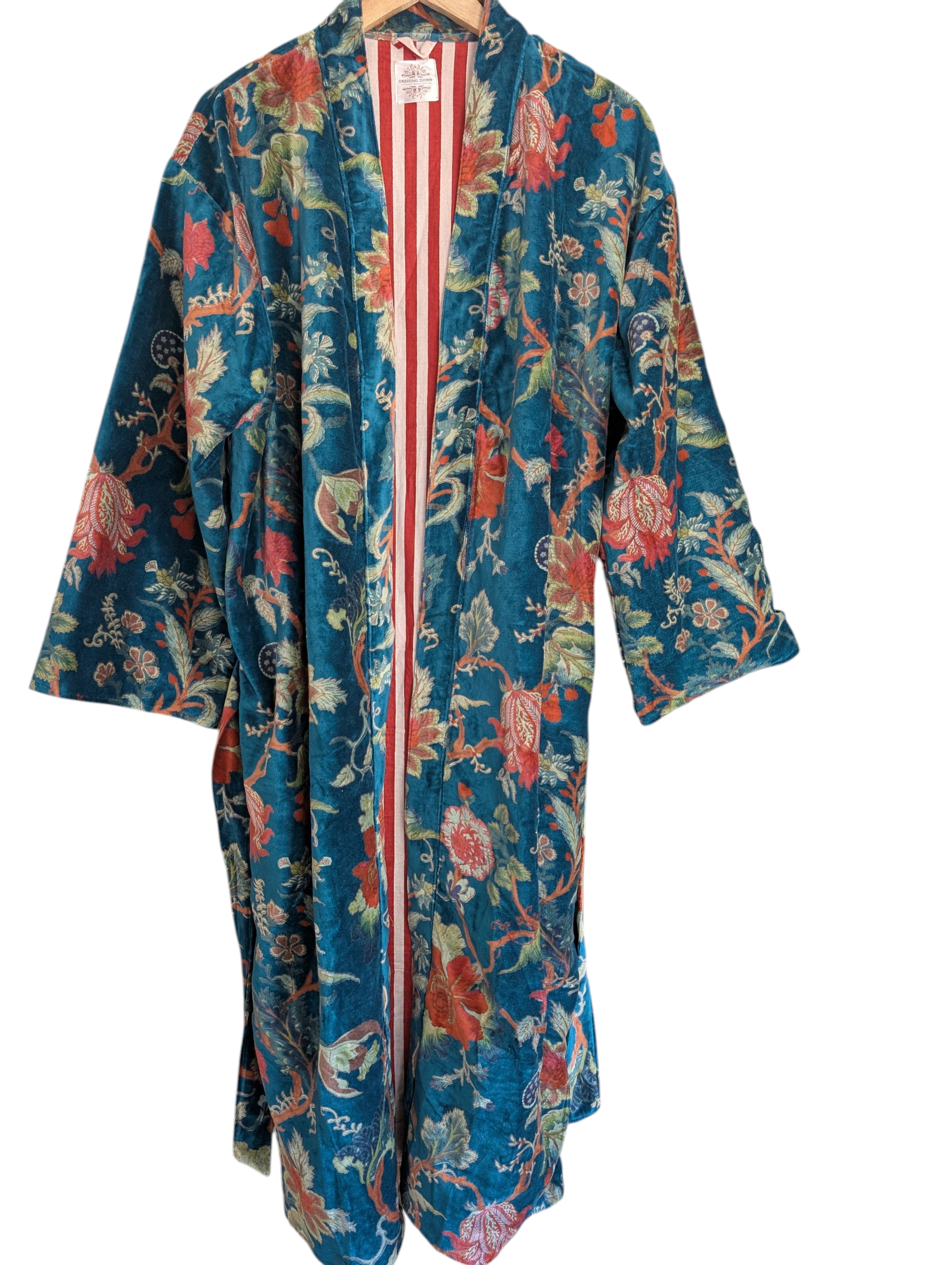 Teal Velvet Robe