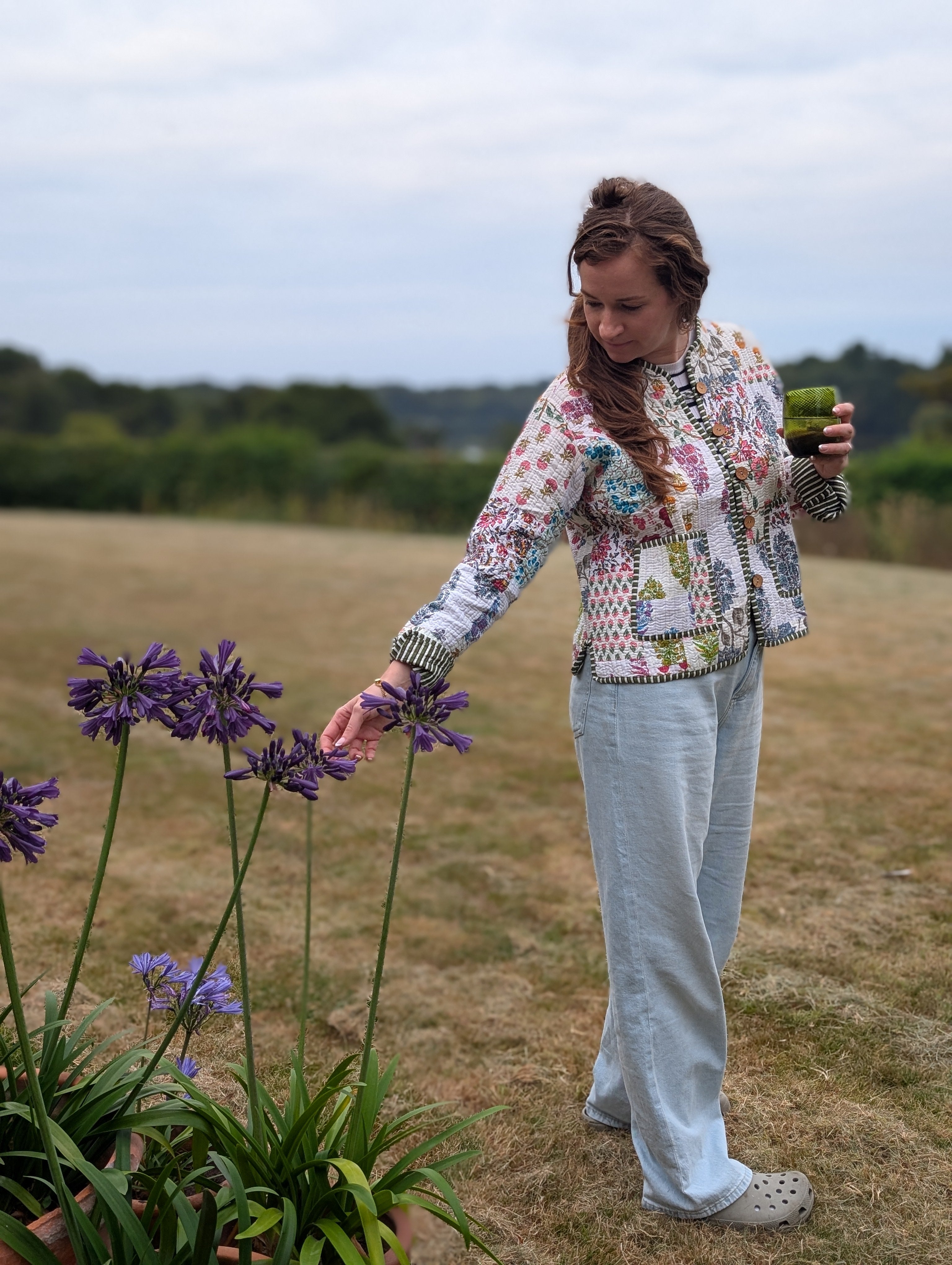 Patchwork revisable jacket
