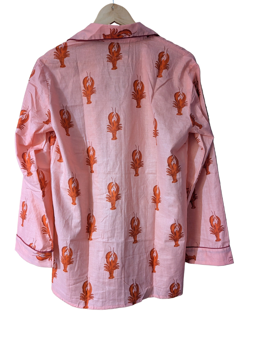 Lobster Printed 100% cotton Pajama set
