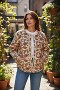Handblock Printed Autumn Jacket