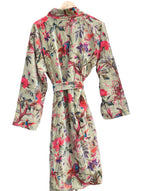 The Birds of Paradise Luxury Robe– Soft Olive.
