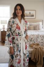Lightweight 100% cotton robe