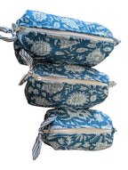 Dark blue Set of 3 Toiletry bags