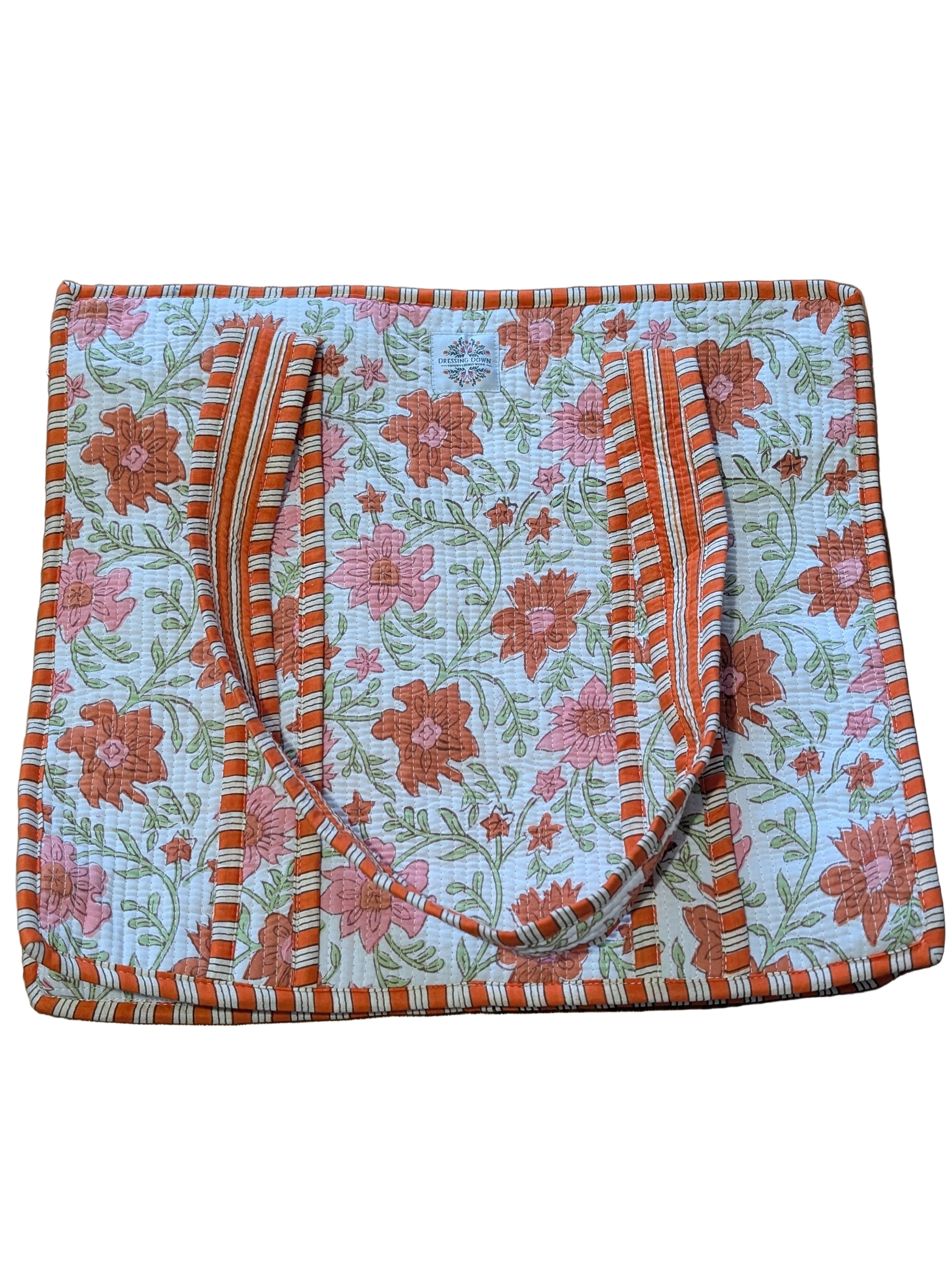 Orange and Pink Tote bag