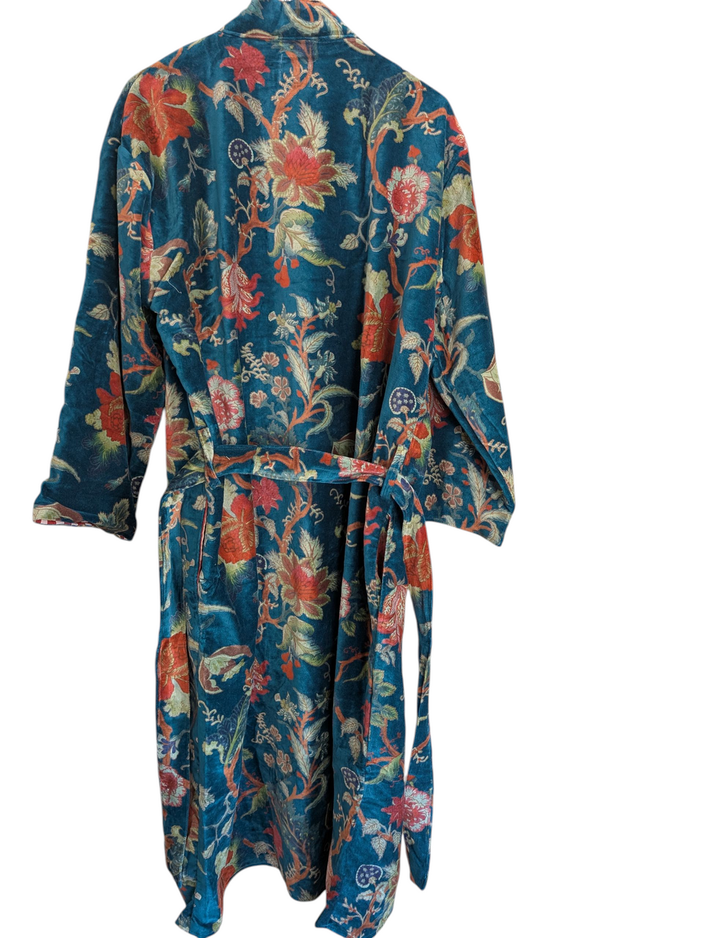 Teal Velvet Robe