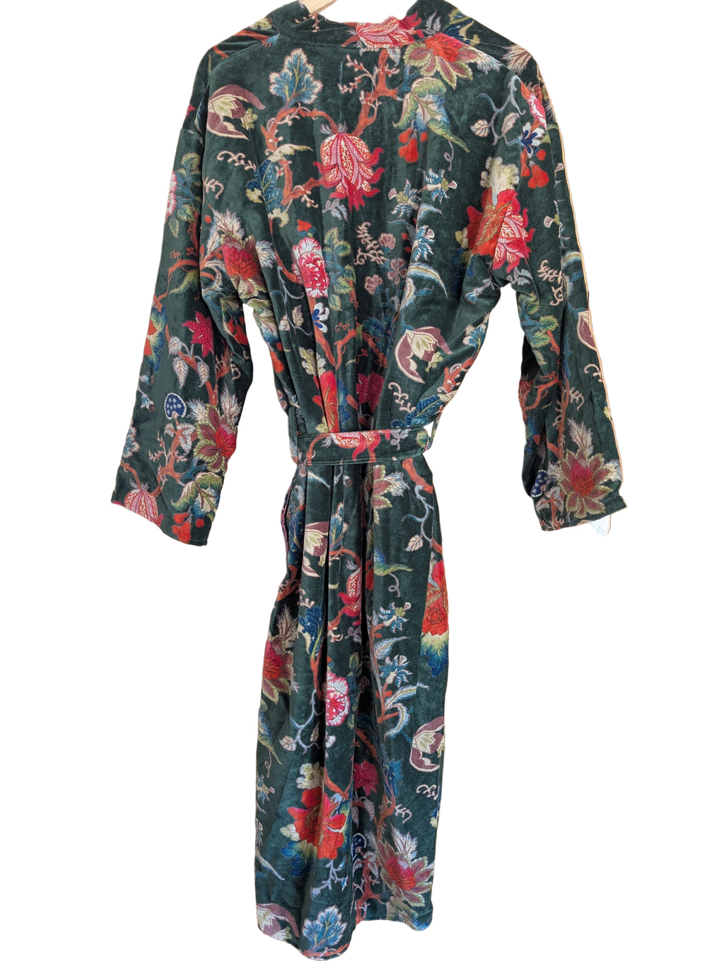 Dark Green Velvet Robe